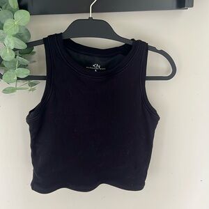 COPY - Racetrack Brami (Crop) | Black Sleeveless Top